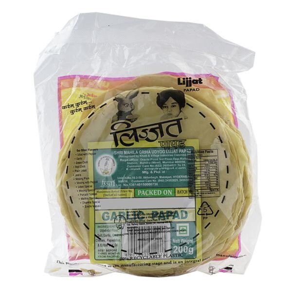 LIJJAT PAPAD GARLIC