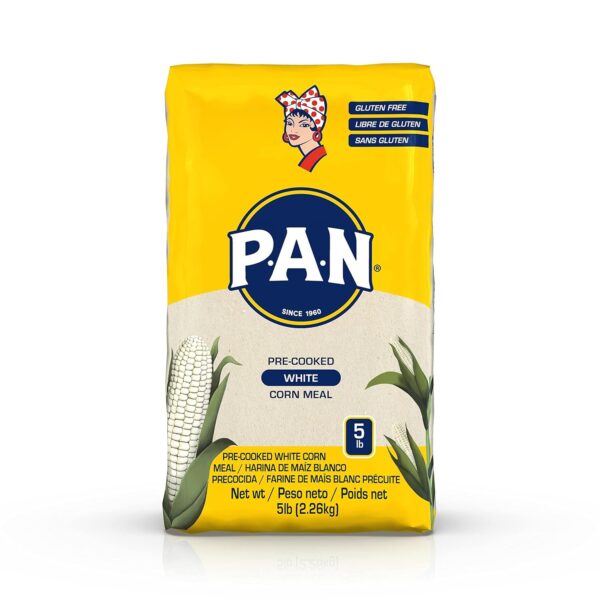 PAN WHITE CORN MEAL