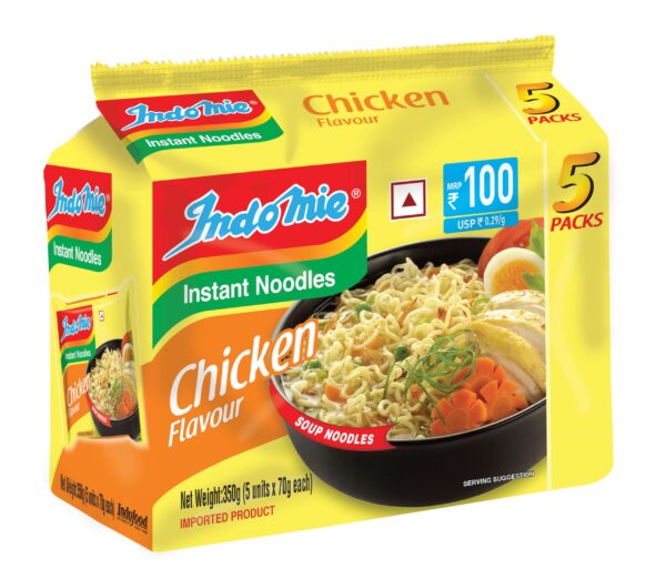 INDOMIE FLAVOUR CHICKEN NOODLES 5 PACK