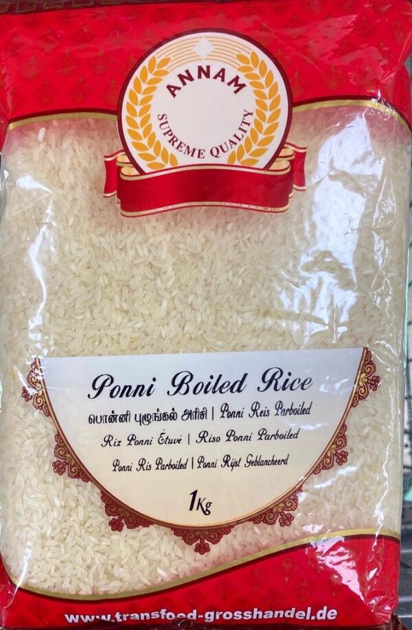 ANNAM PONNI BOILED RICE 5KG