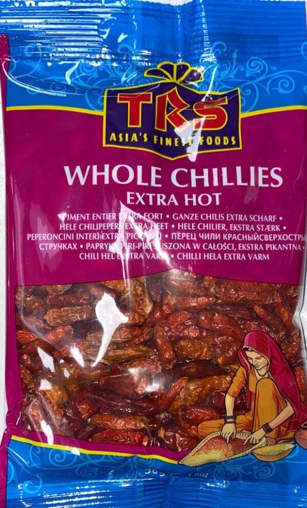 TRS WHOLE CHILLIES EXTRA HOT 50G