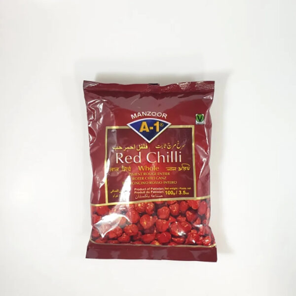 A1 RED CHILLI WHOLE 100G
