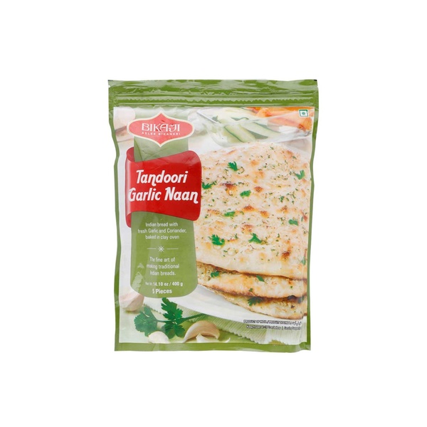 BIKAJI TAN GARLIC NAAN 400G